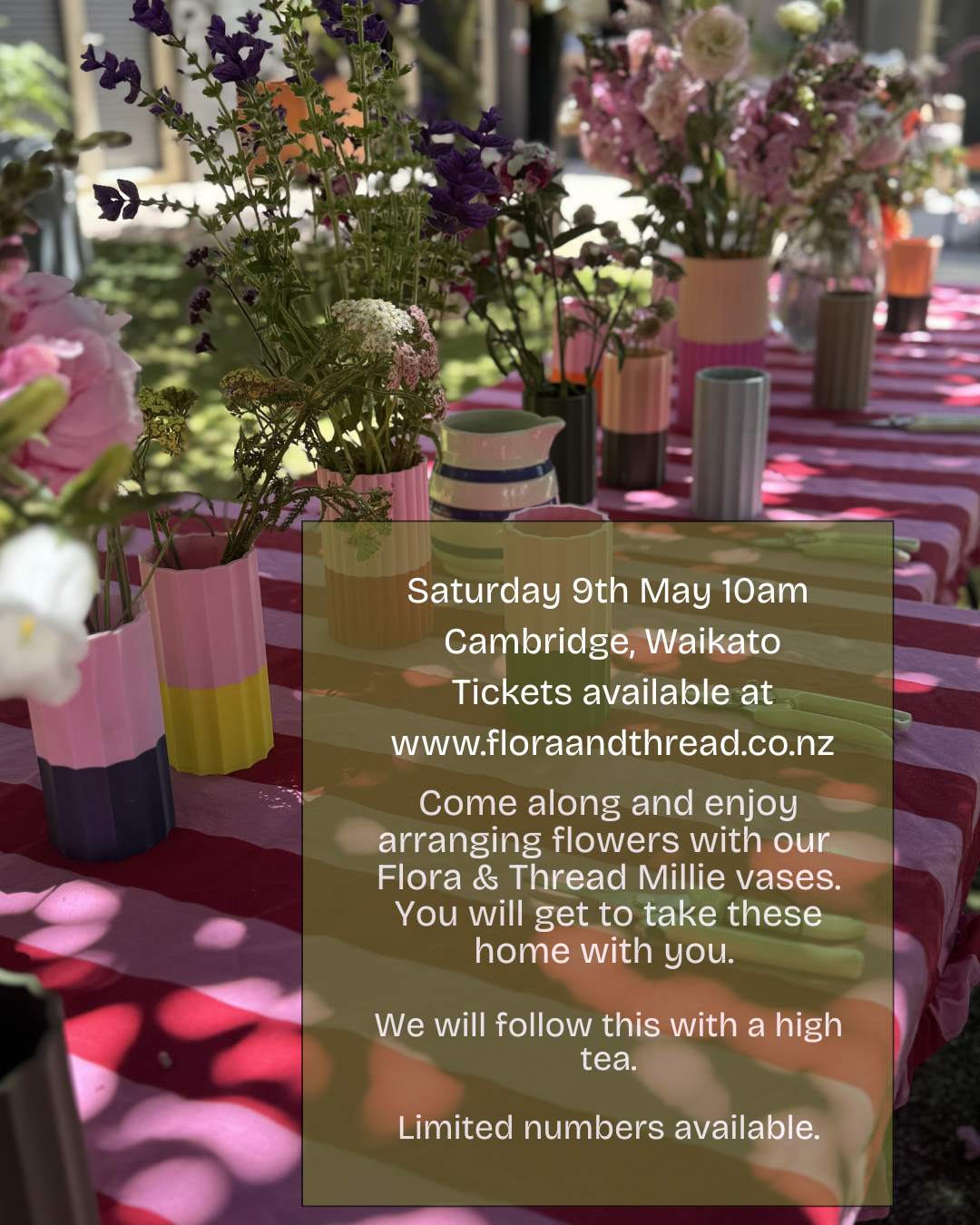Mother's Day Flower Arranging Workshop & High Tea